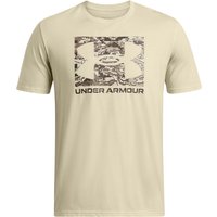 UNDER ARMOUR ABC Camouflage Boxed Logo kurzarm Trainingsshirt Herren 273 - silt/timberwolf taupe S von Under Armour