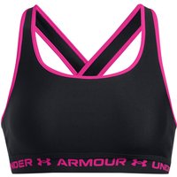 UNDER ARMOUR Armour Mid Crossback Sport-BH Damen 005 - black/rebel pink/rebel pink L von Under Armour