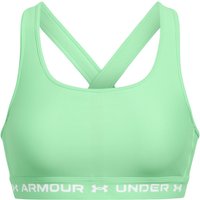 UNDER ARMOUR Armour Mid Crossback Sport-BH Damen 350 - matrix green/matrix green/white M von Under Armour