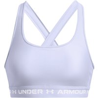 UNDER ARMOUR Armour Mid Crossback Sport-BH Damen 539 - celeste/celeste/white S von Under Armour