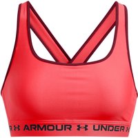 UNDER ARMOUR Armour Mid Crossback Sport-BH Damen 713 - racer red/cardinal/black M von Under Armour