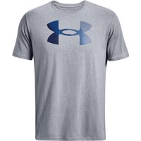 UNDER ARMOUR Big Logo Fill T-Shirt Herren 035 - steel light heather/black/royal M von Under Armour