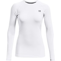 UNDER ARMOUR ColdGear Authentics langarm Sportshirt Damen 100 - white/black L von Under Armour