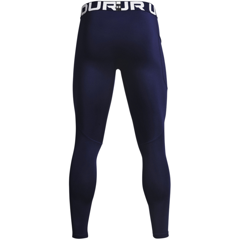 UNDER ARMOUR ColdGear Tights Herren 410 - midnight navy/white L von Under Armour