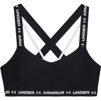 UNDER ARMOUR Crossback Low Sport-BH Damen 001 - black/white/white S von Under Armour