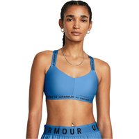 UNDER ARMOUR Crossback Low Sport-BH Damen 444 - viral blue/viral blue/black L von Under Armour