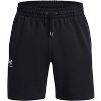 UNDER ARMOUR Essential Fleece Shorts Herren 001 - black/white L von Under Armour