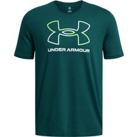 UNDER ARMOUR Foundation Sportshirt Herren 449 - hydro teal/white XL von Under Armour
