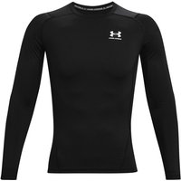 UNDER ARMOUR HeatGear Armour langarm Funktionsshirt Herren 001 - black/white L von Under Armour