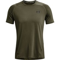 UNDER ARMOUR HeatGear Armour Fitted kurzarm Trainingsshirt Herren 390 - marine od green/black 4XL von Under Armour
