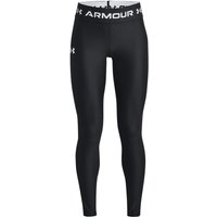 UNDER ARMOUR HeatGear Armour Leggings Mädchen 001 - black/white M (137-149 cm) von Under Armour