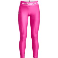 UNDER ARMOUR HeatGear Armour Leggings Mädchen 652 - rebel pink/white XS (122-127 cm) von Under Armour