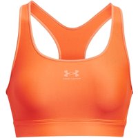 UNDER ARMOUR HeatGear Armour Mid unwattierter Sport-BH Damen 866 - orange blast/mellow orange S von Under Armour