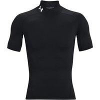 UNDER ARMOUR HeatGear Comp Mock Funktionsshirt Herren 001 - black/white L von Under Armour