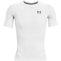 UNDER ARMOUR HeatGear kurzarm Funktionsshirt Herren 100 - white/black L von Under Armour