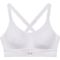 UNDER ARMOUR Infinity Mid Covered Sport-BH Damen 100 - white/white/halo gray XS von Under Armour