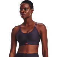 UNDER ARMOUR Infinity Mid Covered Sport-BH Damen 541 - tux purple/pink shock XS von Under Armour