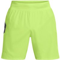 UNDER ARMOUR Launch Elite 7" Laufshorts Herren 304 - morph green/castlerock/reflective S von Under Armour