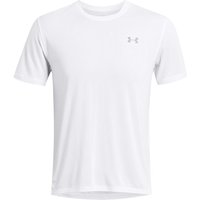 UNDER ARMOUR Launch Splatter Laufshirt Herren 100 - white/white/reflective L von Under Armour