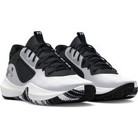 UNDER ARMOUR Lockdown 6 Basketballschuhe Kinder 101 - white/black/black 36.5 von Under Armour