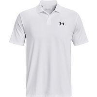 UNDER ARMOUR Performance 3.0 Poloshirt Herren 100 - white/pitch gray S von Under Armour