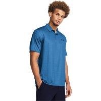 UNDER ARMOUR Performance 3.0 Printed Golf-Poloshirt Herren 407 - photon blue/midnight navy M von Under Armour