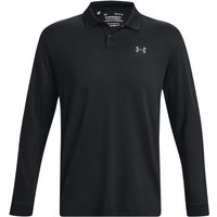 UNDER ARMOUR Performance 3.0 langarm Poloshirt Herren 001 - black/pitch gray XL von Under Armour