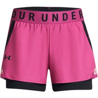 UNDER ARMOUR Play Up 2in1 Shorts Damen 686 - astro pink/black/black L von Under Armour