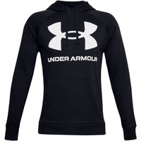 UNDER ARMOUR Rival Fleece Big Logo Hoodie Herren 001 - black/onyx white M von Under Armour