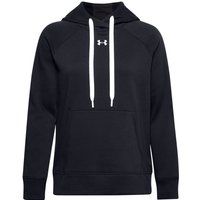 UNDER ARMOUR Rival Fleece HB Hoodie Damen 001 - black/white/white L von Under Armour