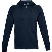 UNDER ARMOUR Rival Fleece Kapuzenjacke Herren 408 - academy/onyx white L von Under Armour