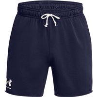 UNDER ARMOUR Rival Terry Freizeitshorts Herren 410 - midnight navy/onyx white L von Under Armour