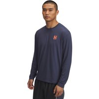 UNDER ARMOUR Run 96 langarm Laufshirt Herren 044 - downpour gray/white quartz XL UNDER ARMOUR Run 96 langarm Laufshirt Herren 044 - downpour gray/white quartz XL von Under Armour