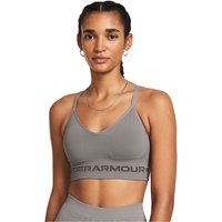 UNDER ARMOUR Seamless Low Long Sport-BH Damen 294 - pewter/fresh clay L von Under Armour