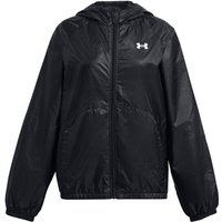 UNDER ARMOUR SportStyle Windbreaker-Jacke Mädchen 001 - black/white S (127-137 cm) von Under Armour