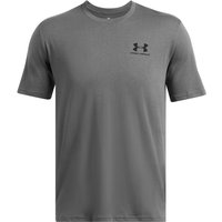 UNDER ARMOUR Sportstyle Left Chest Trainingsshirt Herren 025 - misty purple/ruby brown L von Under Armour