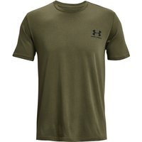 UNDER ARMOUR Sportstyle Left Chest Trainingsshirt Herren 390 - marine od green/black/black 3XL von Under Armour
