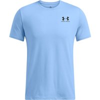 UNDER ARMOUR Sportstyle Left Chest Trainingsshirt Herren 469 - nba_cleveland cavaliers_pinnacle gra/ruby brown L von Under Armour