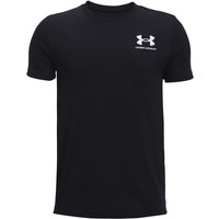 UNDER ARMOUR Sportstyle Logo kurzarm Trainingsshirt Jungen 001 - black/white M (137-149 cm) von Under Armour