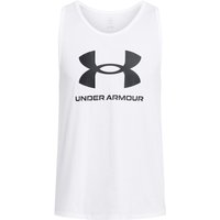 UNDER ARMOUR Sportstyle Tanktop Herren 100 - white/black M von Under Armour