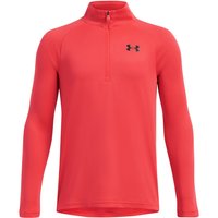 UNDER ARMOUR Tech 2.0 1/2-Zip langarm Sportshirt Jungen 713 - racer red/black M (137-149 cm) von Under Armour