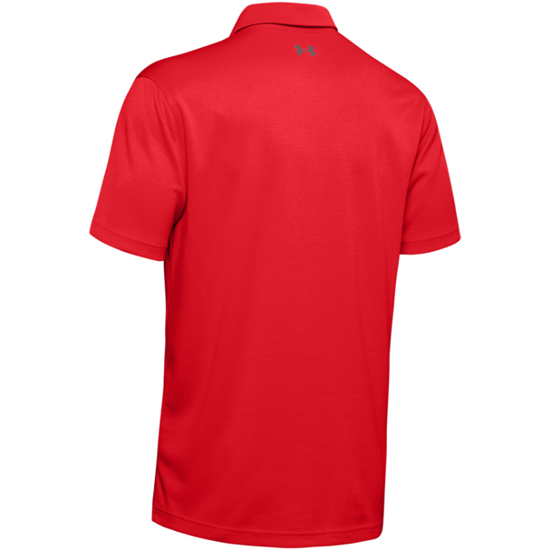 UNDER ARMOUR Tech Poloshirt Herren 600 - red/graphite/graphite L von Under Armour