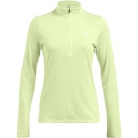 UNDER ARMOUR Tech Twist 1/2-Zip Sportshirt Damen 383 - retro green/white M von Under Armour