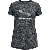 UNDER ARMOUR Tech Twist Trainingsshirt Mädchen 001 - black/white L (149-160 cm) von Under Armour