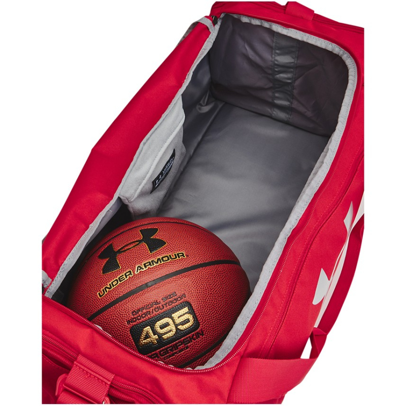 UNDER ARMOUR Undeniable 5.0 Sporttasche M (58 Liter) 600 - red/red/metallic silver von Under Armour