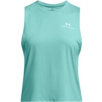 UNDER ARMOUR Vanish Elite Vent Crop-Top Damen 482 - radial turquoise/white L von Under Armour