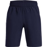 UNDER ARMOUR Woven Shorts Jungen 410 - midnight navy/white M (137-149 cm) von Under Armour