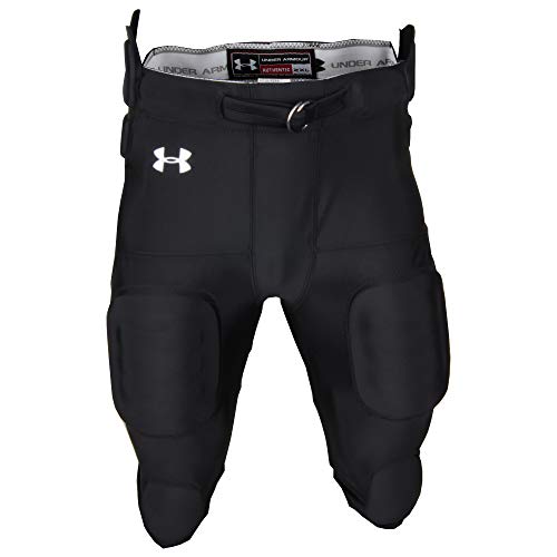 Under Armour 7 Pad All in one Integrated Pant, Footballhose - schwarz Gr. XL von Under Armour