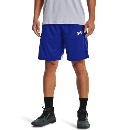 Under Armour Herren Baseline Basketball 10 Inch Shorts, Blau, L EU von Under Armour