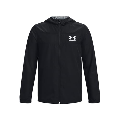 Under Armour Jungen UA Sportstyle Windbreaker, leichte Sportjacke für Jungen, windabweisende Laufjacke mit UA Storm Technologie von Under Armour